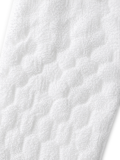 Close-up of PAIRR The 400 sock BREEZE fabric texture showing HEXvent cushioning detail